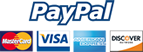 We Accept All Major Credit Cards and PayPal